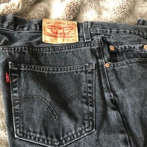 Levi’s men black jeans 36x36